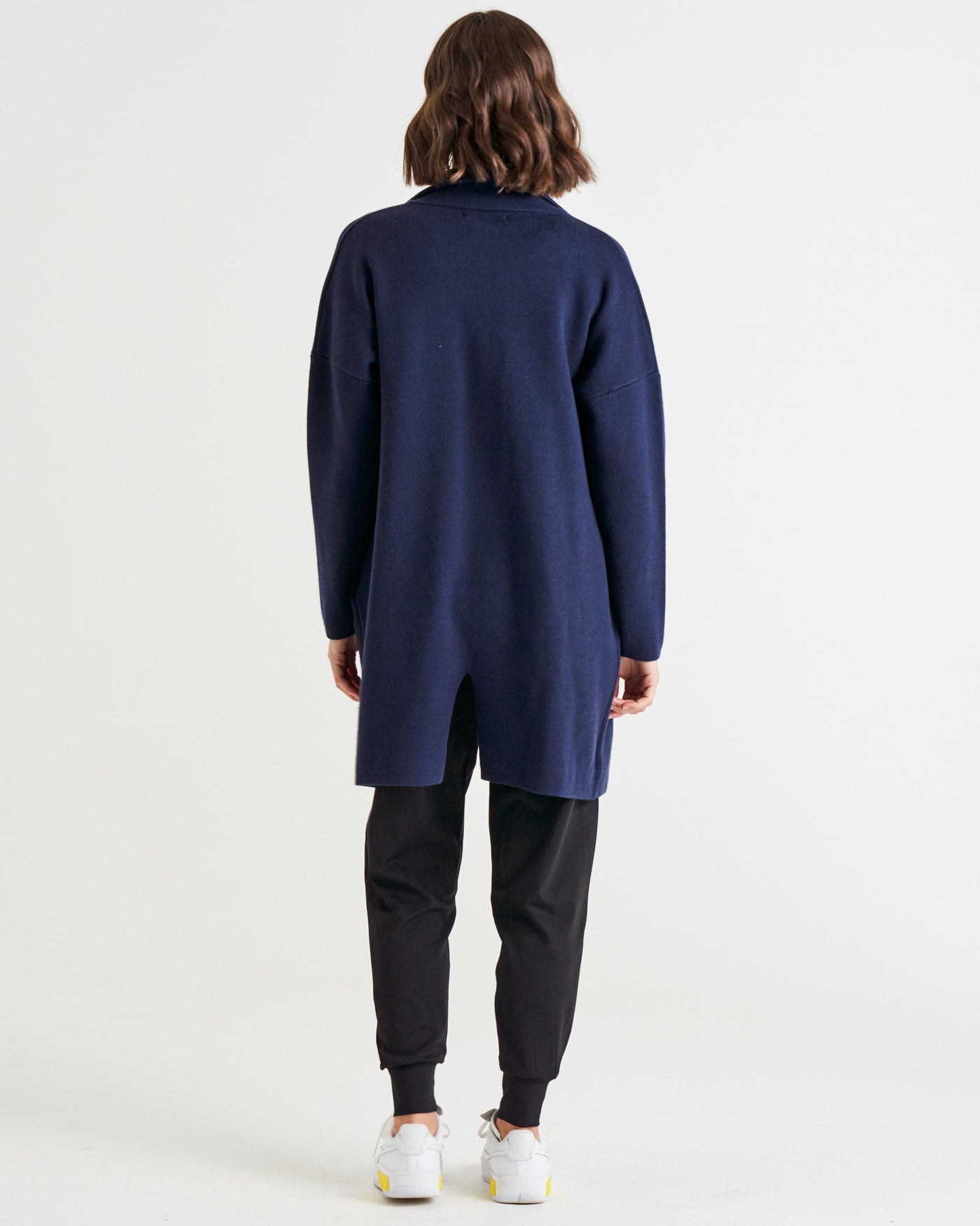 Navy blue coatigan clearance